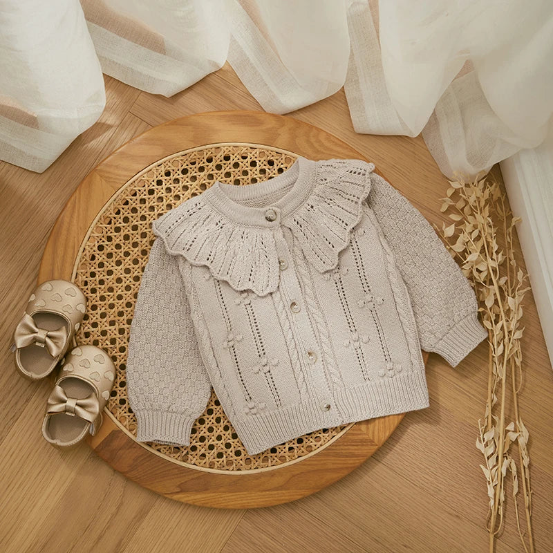 Doll Collar Princess Knit Cardigan
