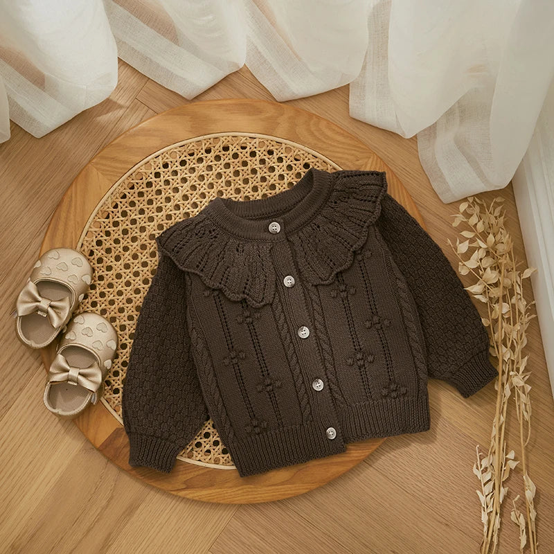 Doll Collar Princess Knit Cardigan