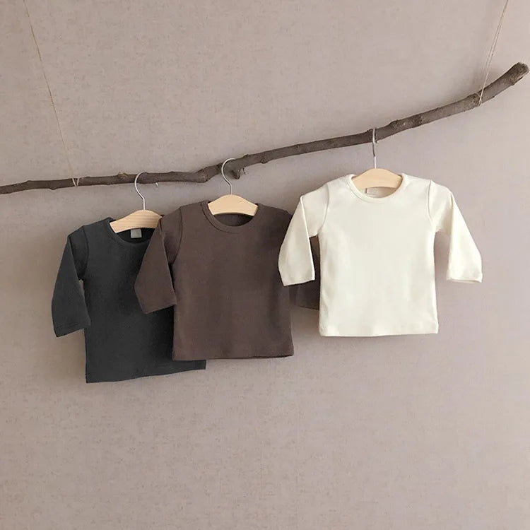 Solid Colour Thick Shirt