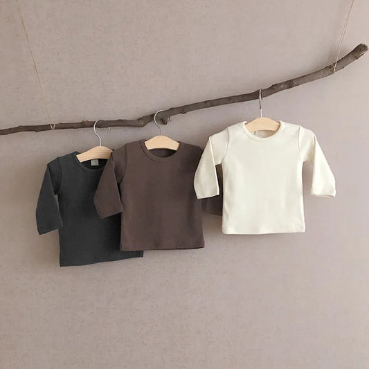 Solid Colour Thick Shirt