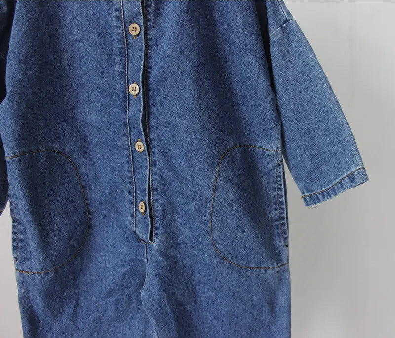 Unisex Denim Jumpsuit
