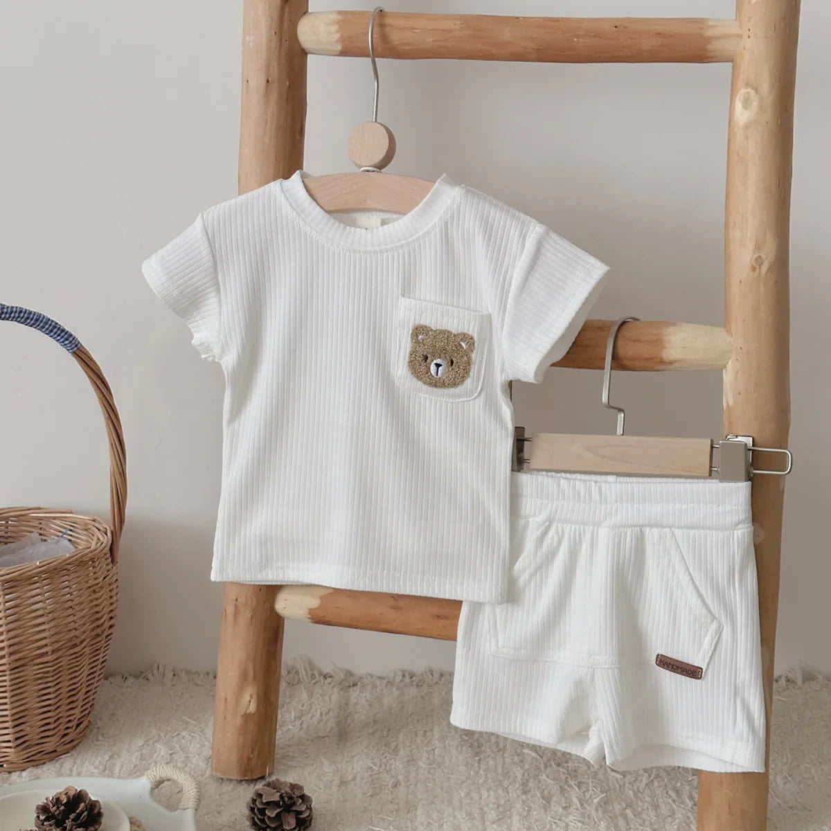 Ribbed Bear Pocket Set