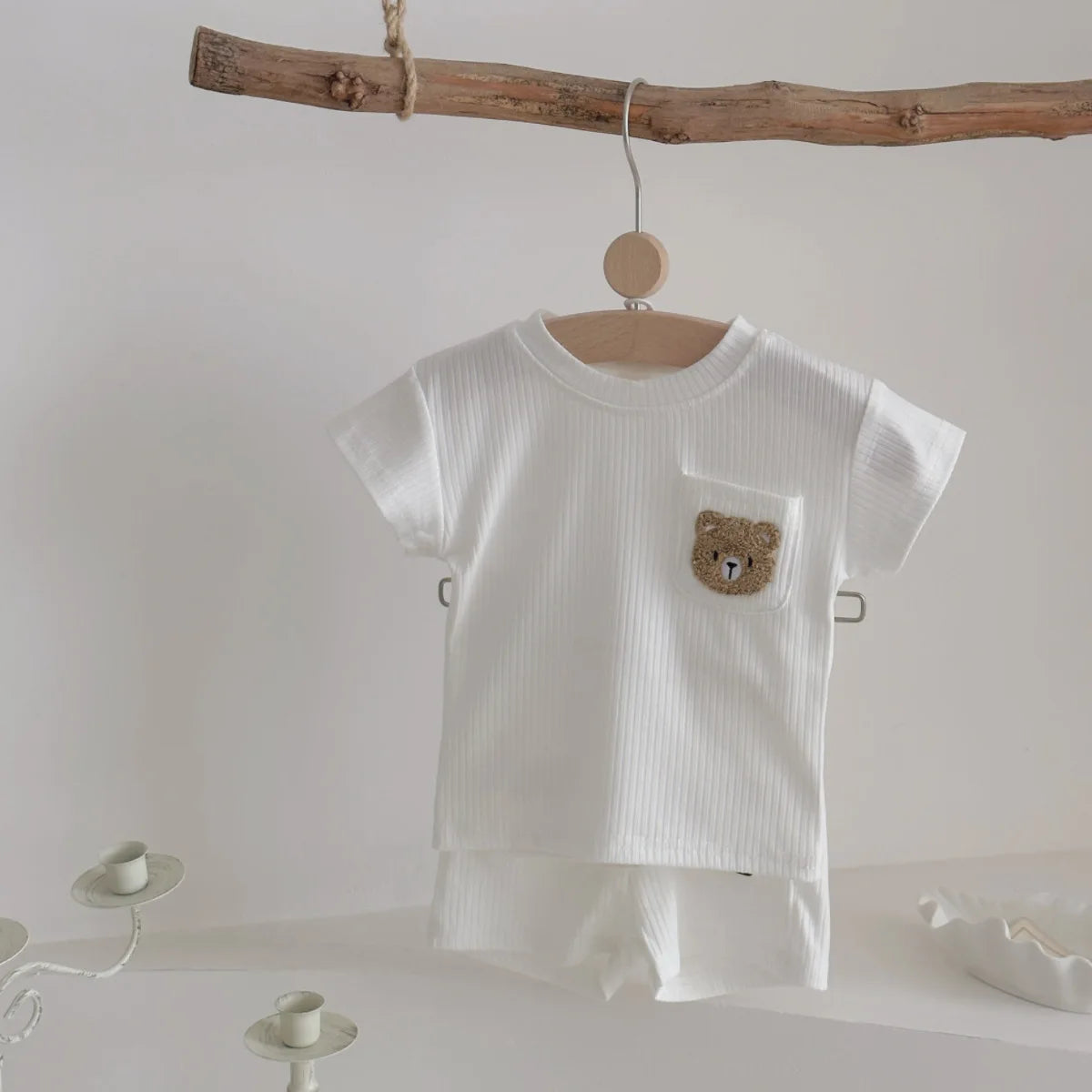 Ribbed Bear Pocket Set