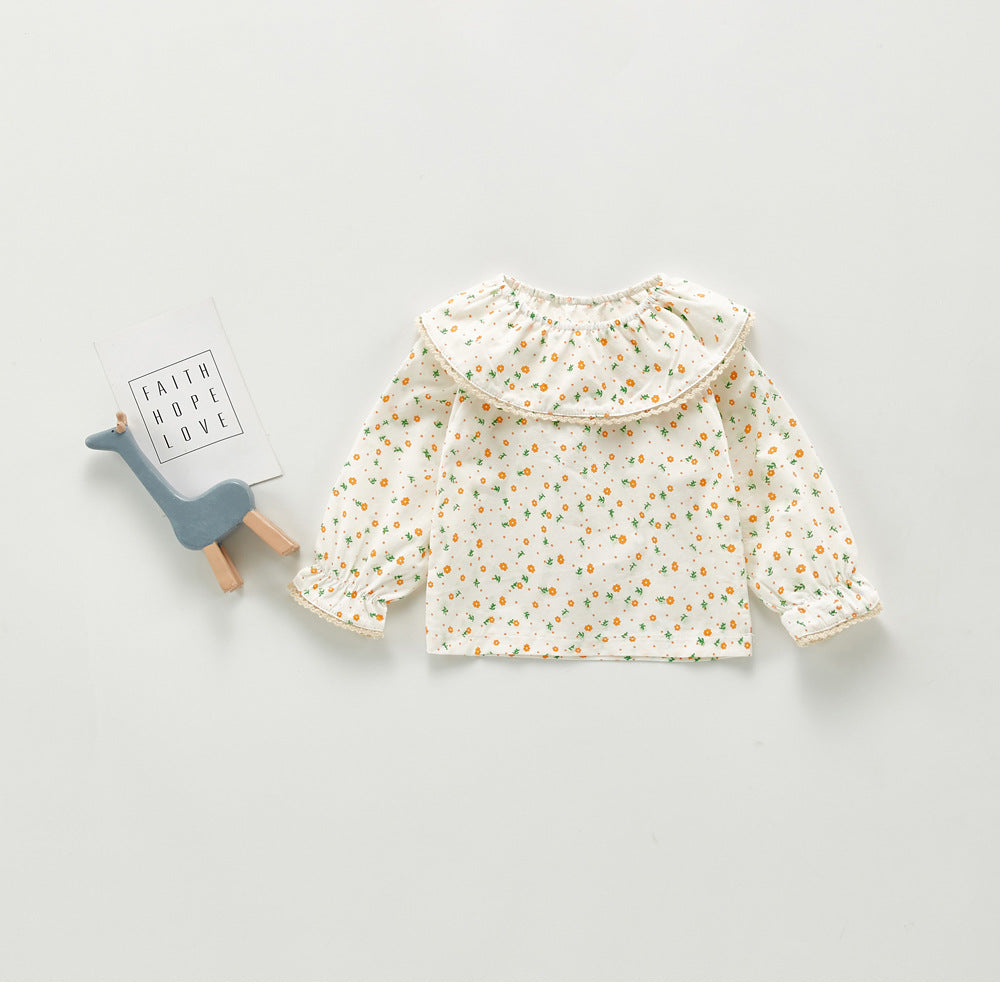 Girls Waist Trimming Blouse