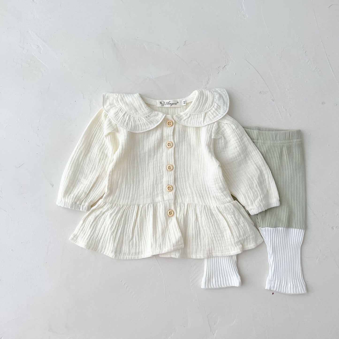 Girls Waist Trimming Blouse