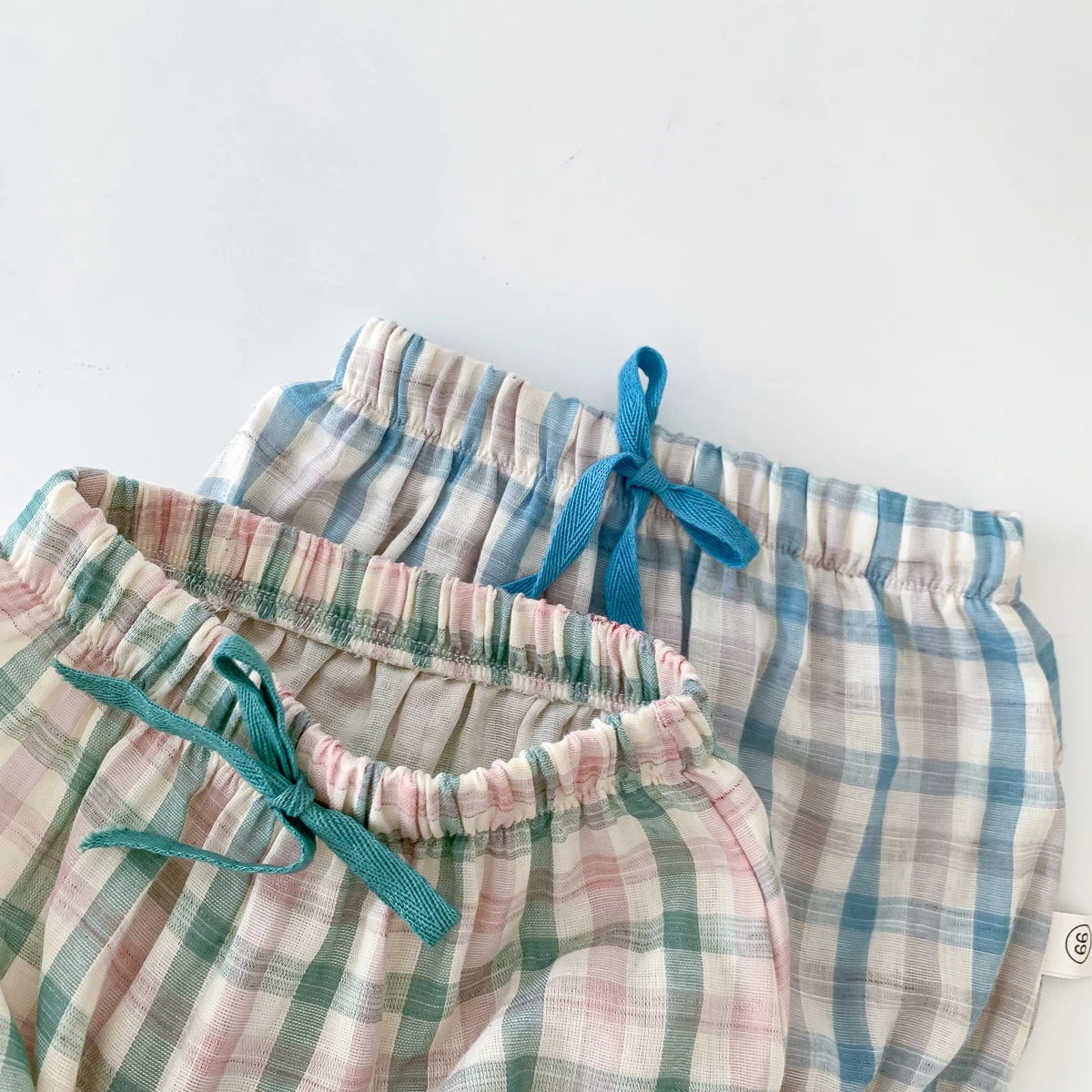 Plaid Striped Bowknot Set