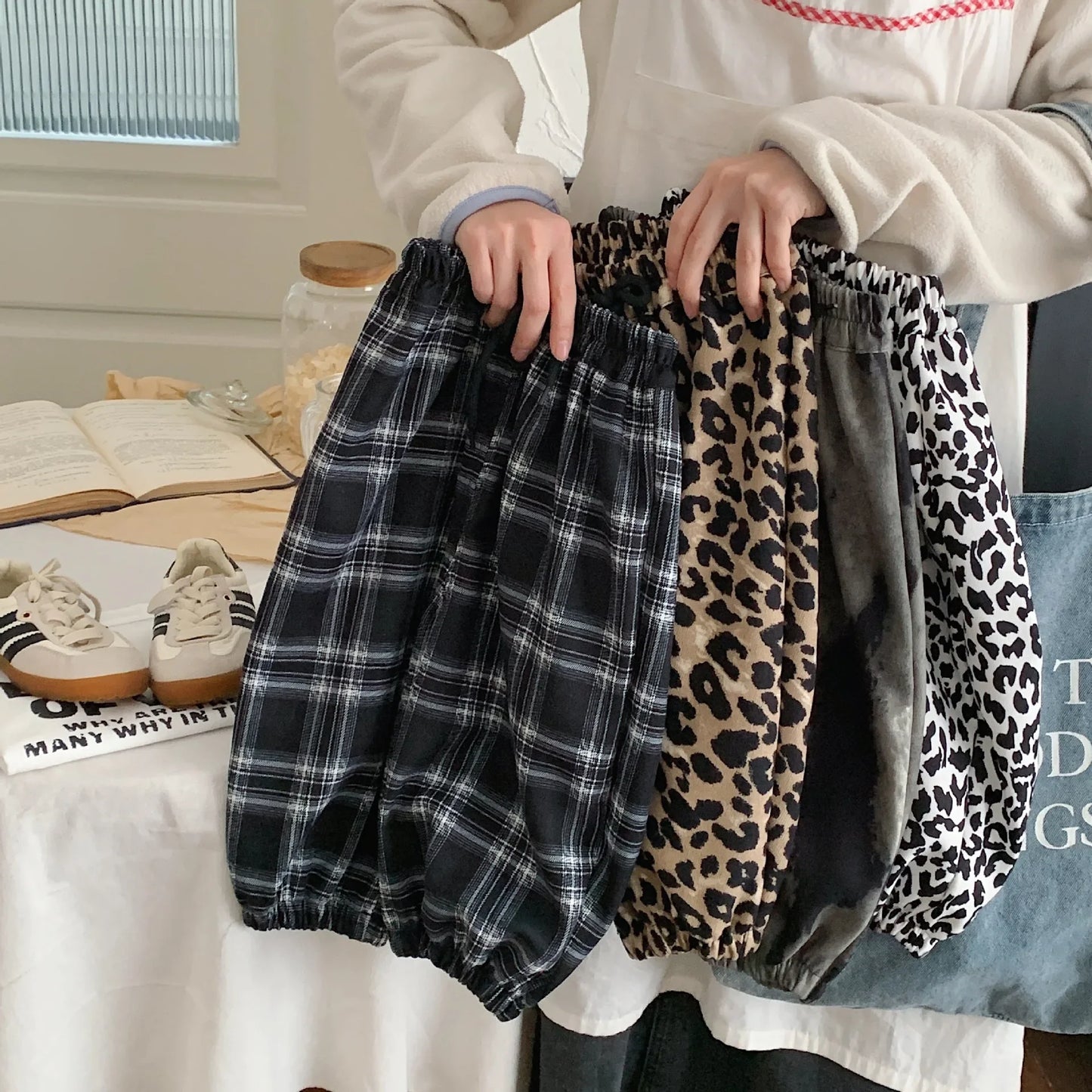 Unisex Printed Parachute Pants