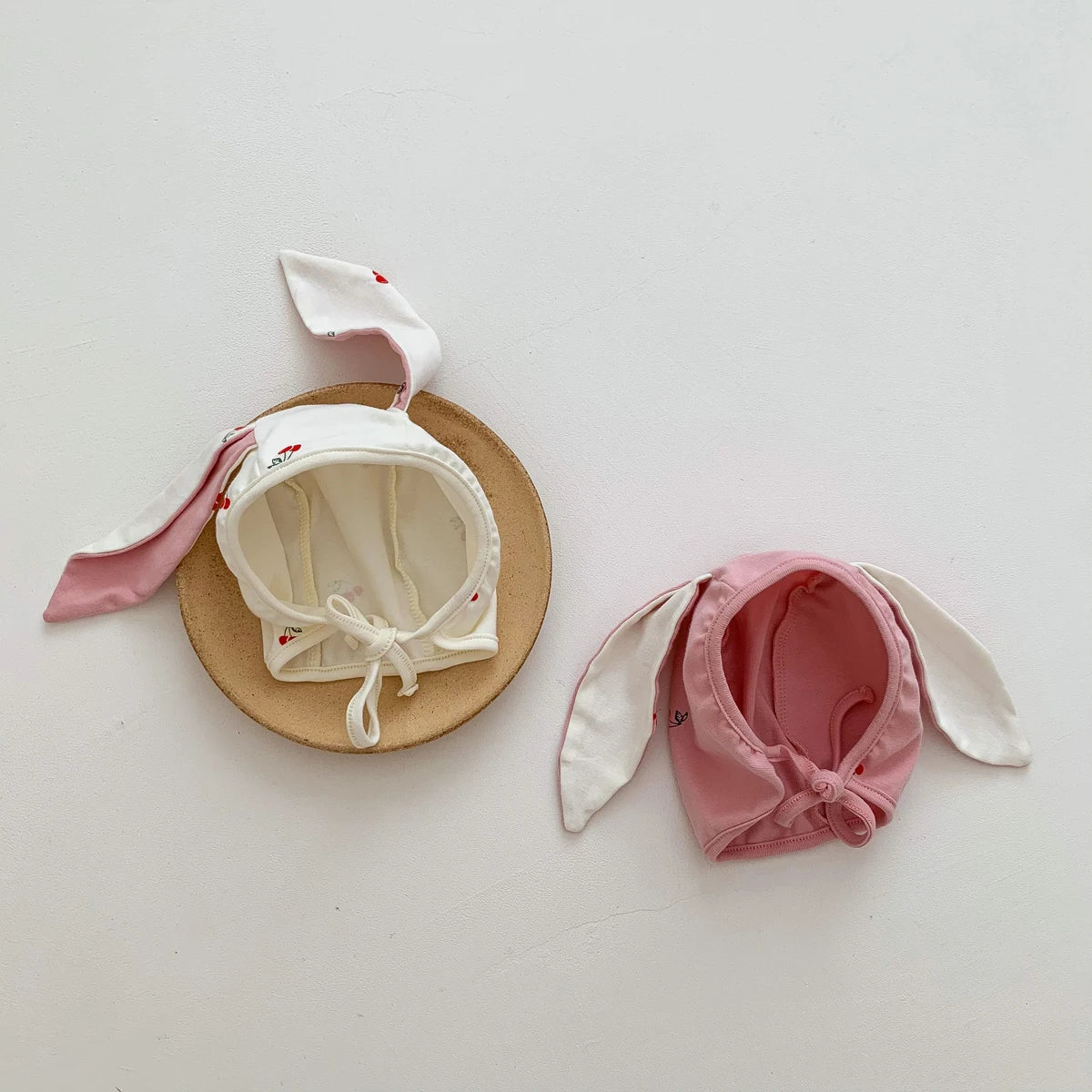 Cherry Bunny Ears Bodysuit and Hat