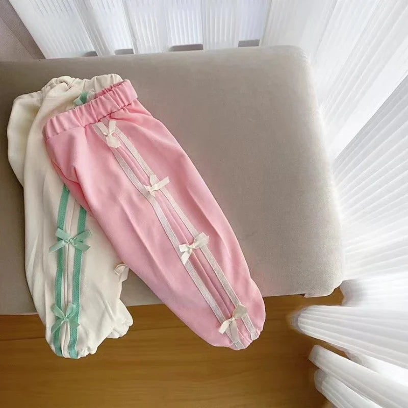 Girls Bowtie Sweatpants