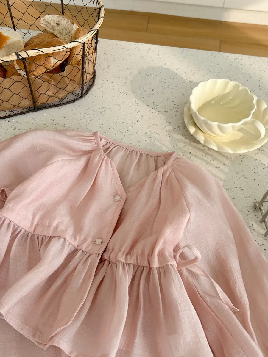 Girls Elegant Blouse Set