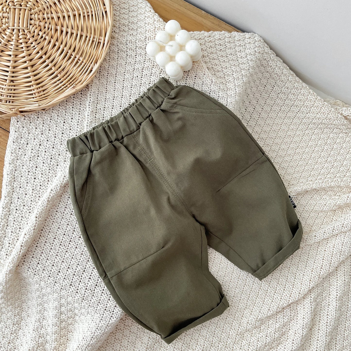 Wide Leg Pocket Pants