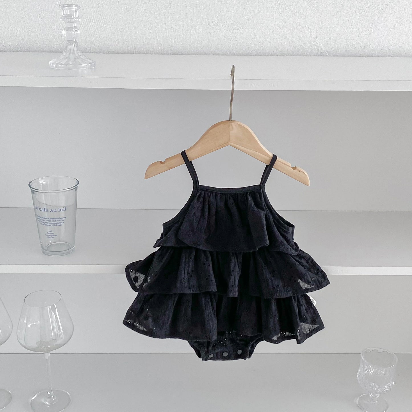 Princess Cotton Sling Romper Dress