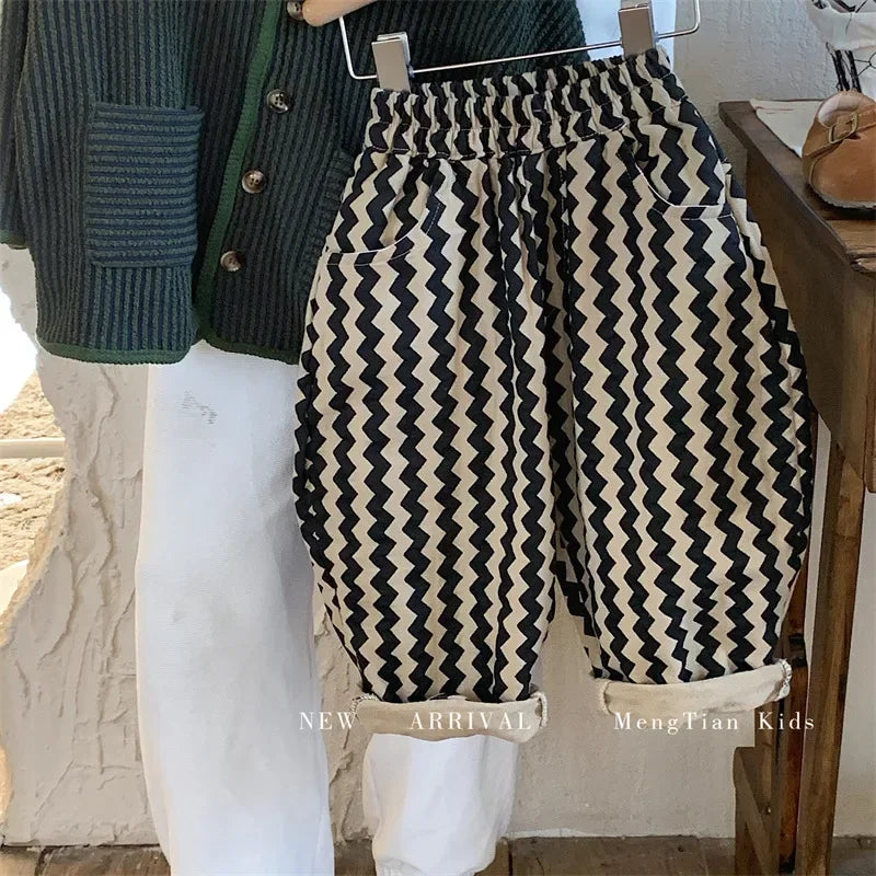 Boys Striped Pants