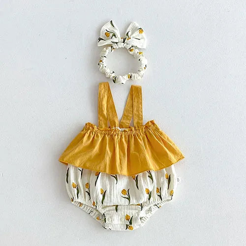 Sleeveless Lace Splicing Romper
