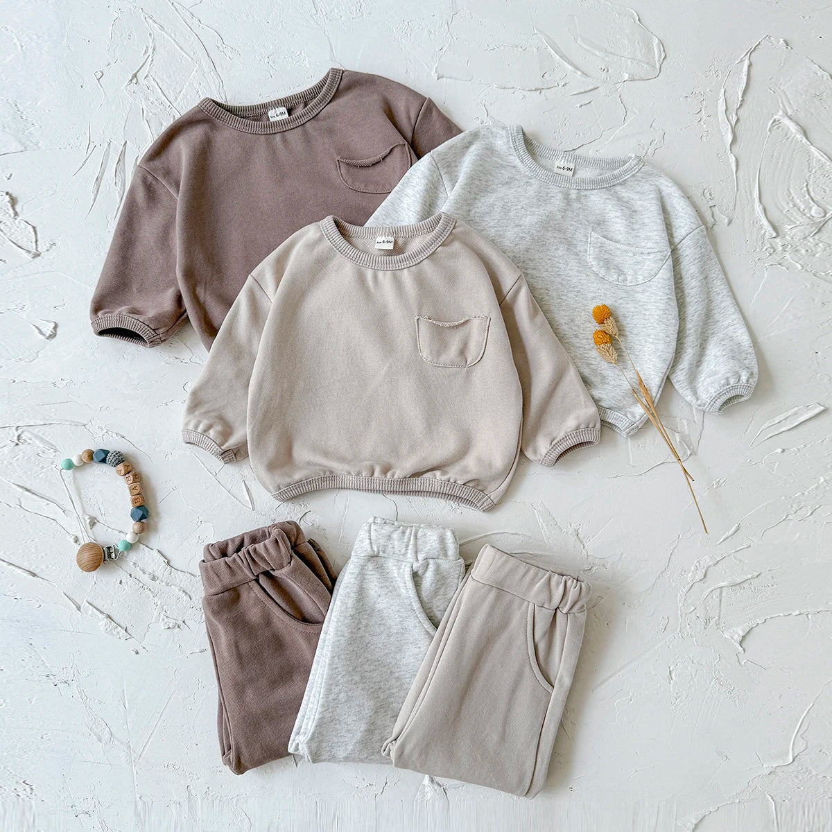 Neutral Sweatsuit Set