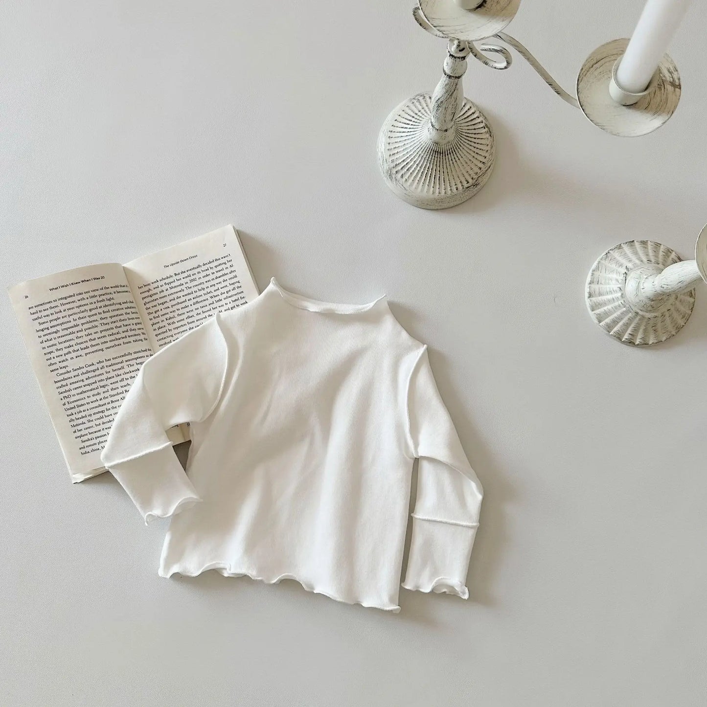 Pastel Ruffled Edge Shirt