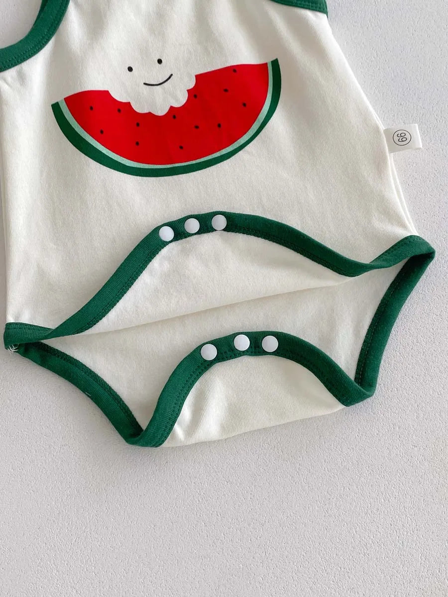 Watermelon Bodysuit and Hat