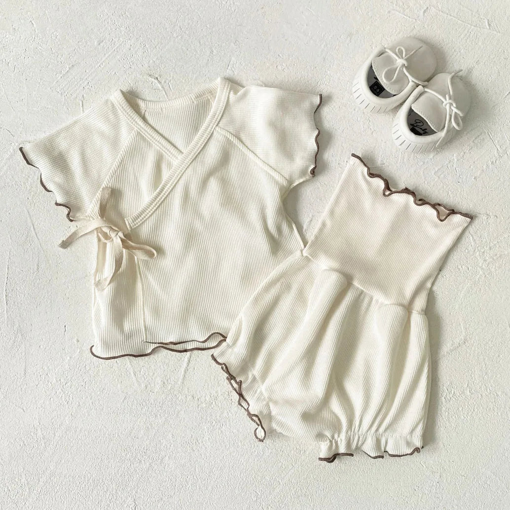 Knit Stretch High Waist Set