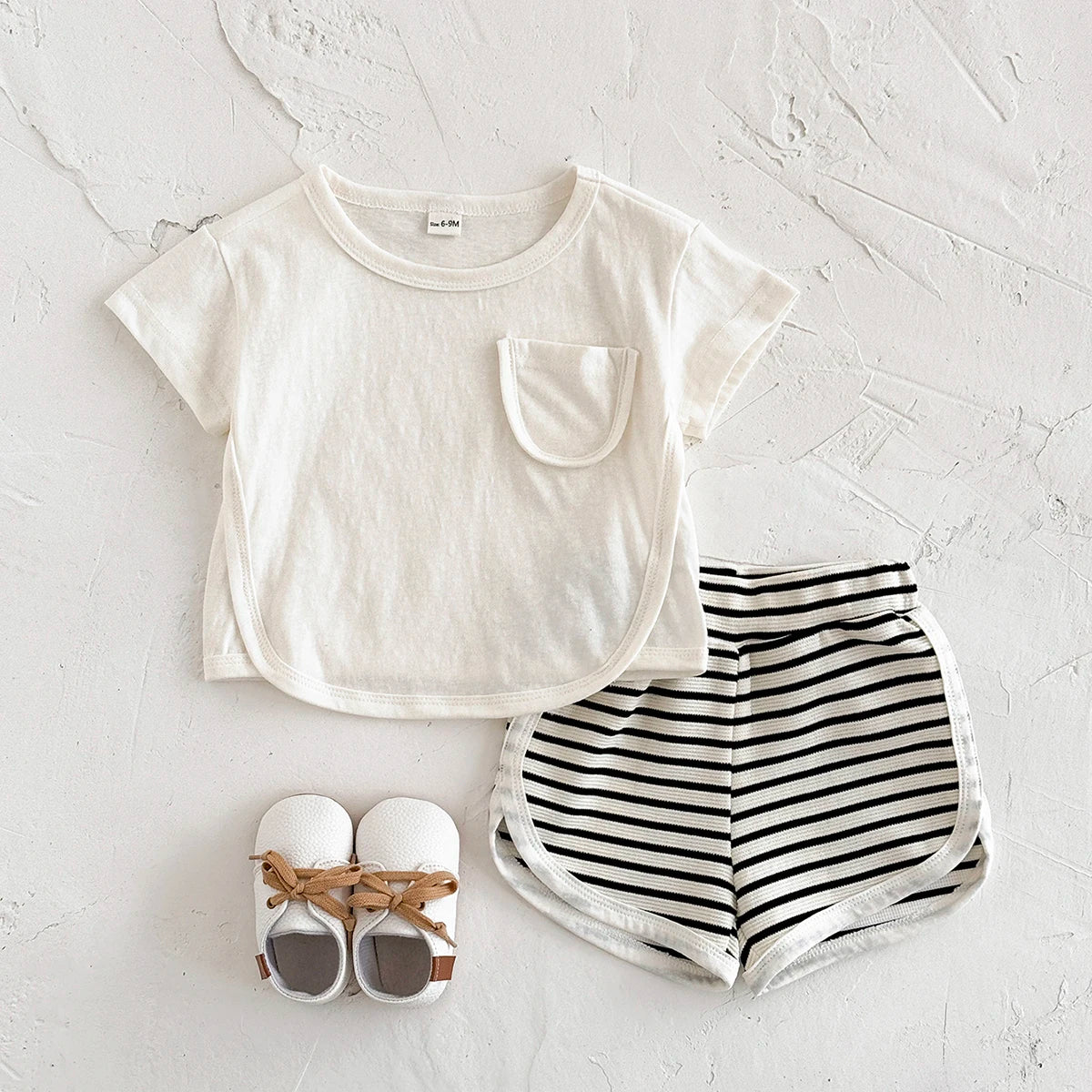 Pocket Striped Set