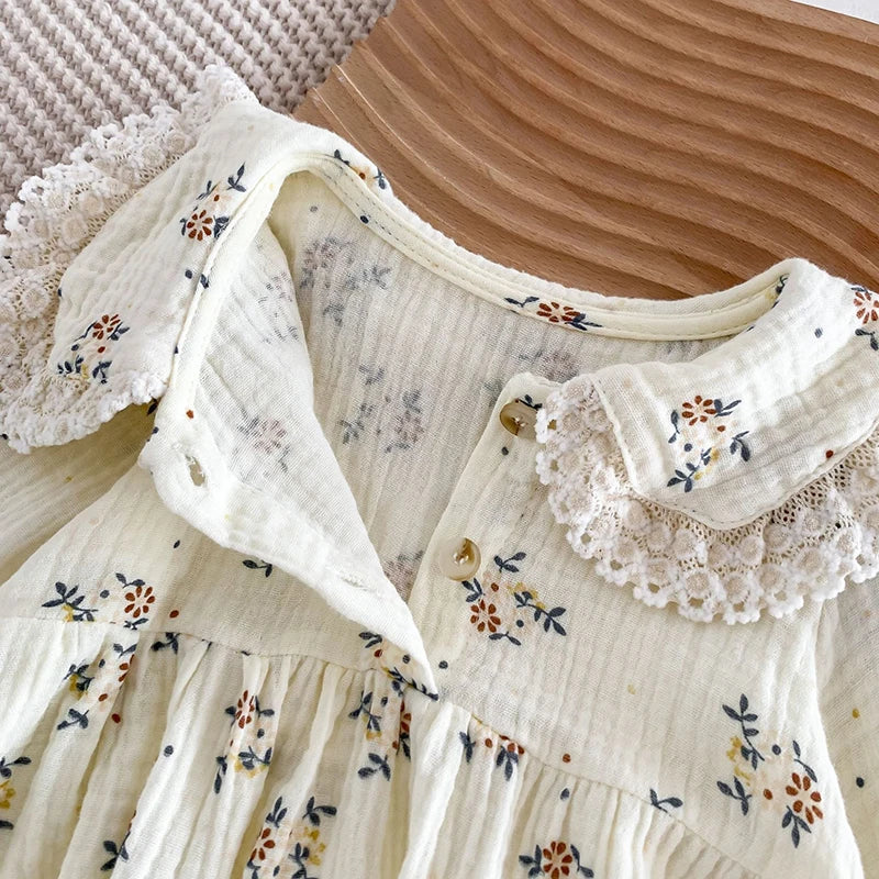 Girls Floral Print Set