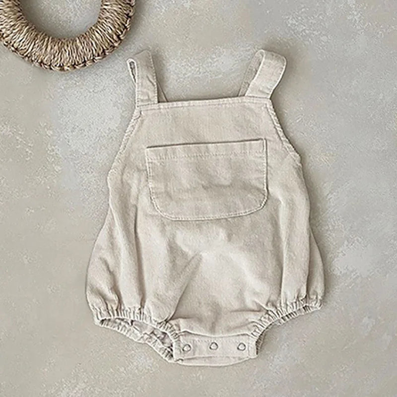 Sleeveless Pocket Romper