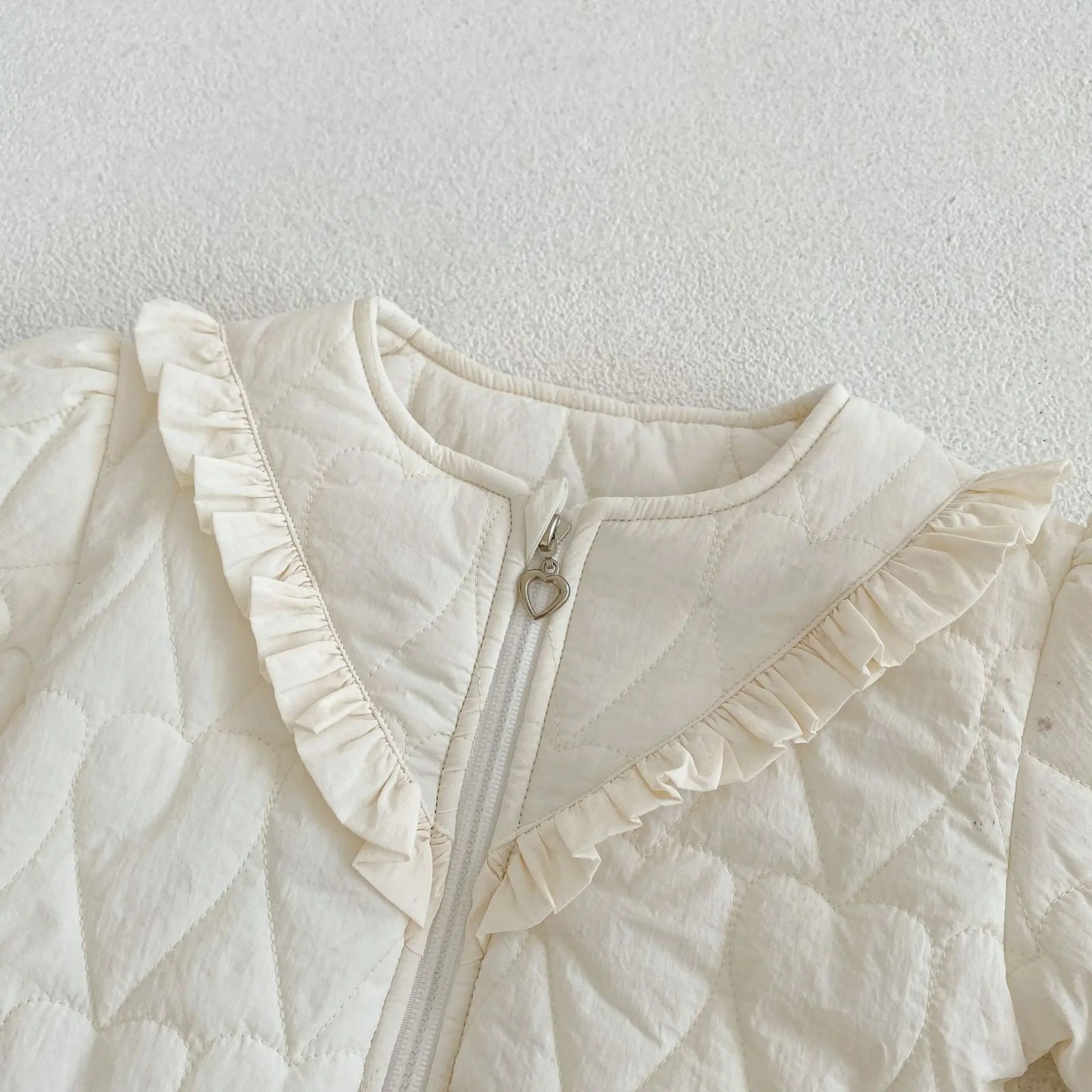 Cotton Heart-Shaped Padded Jacket