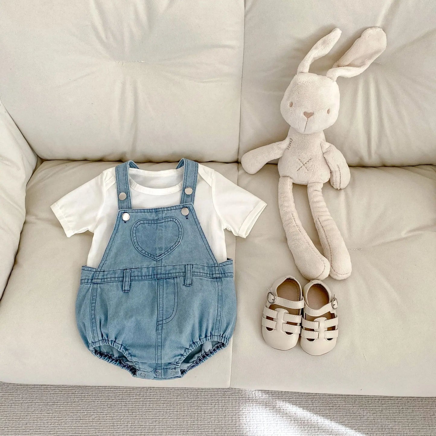 Cowboy Strap Romper