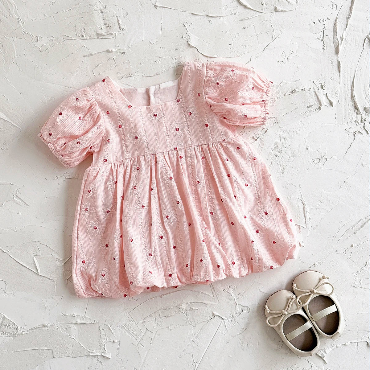 Polka Dot Floral Dress