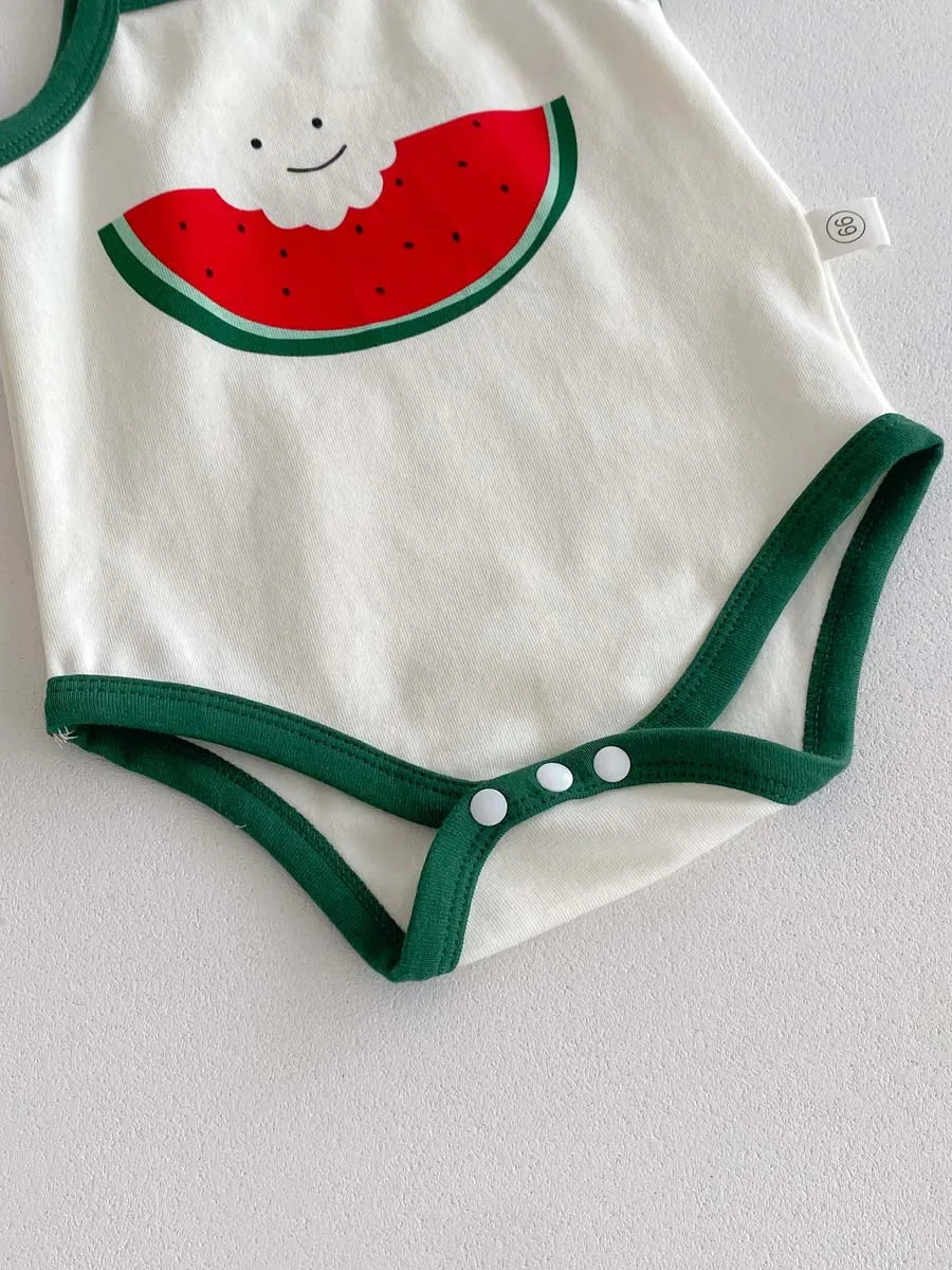 Watermelon Bodysuit and Hat
