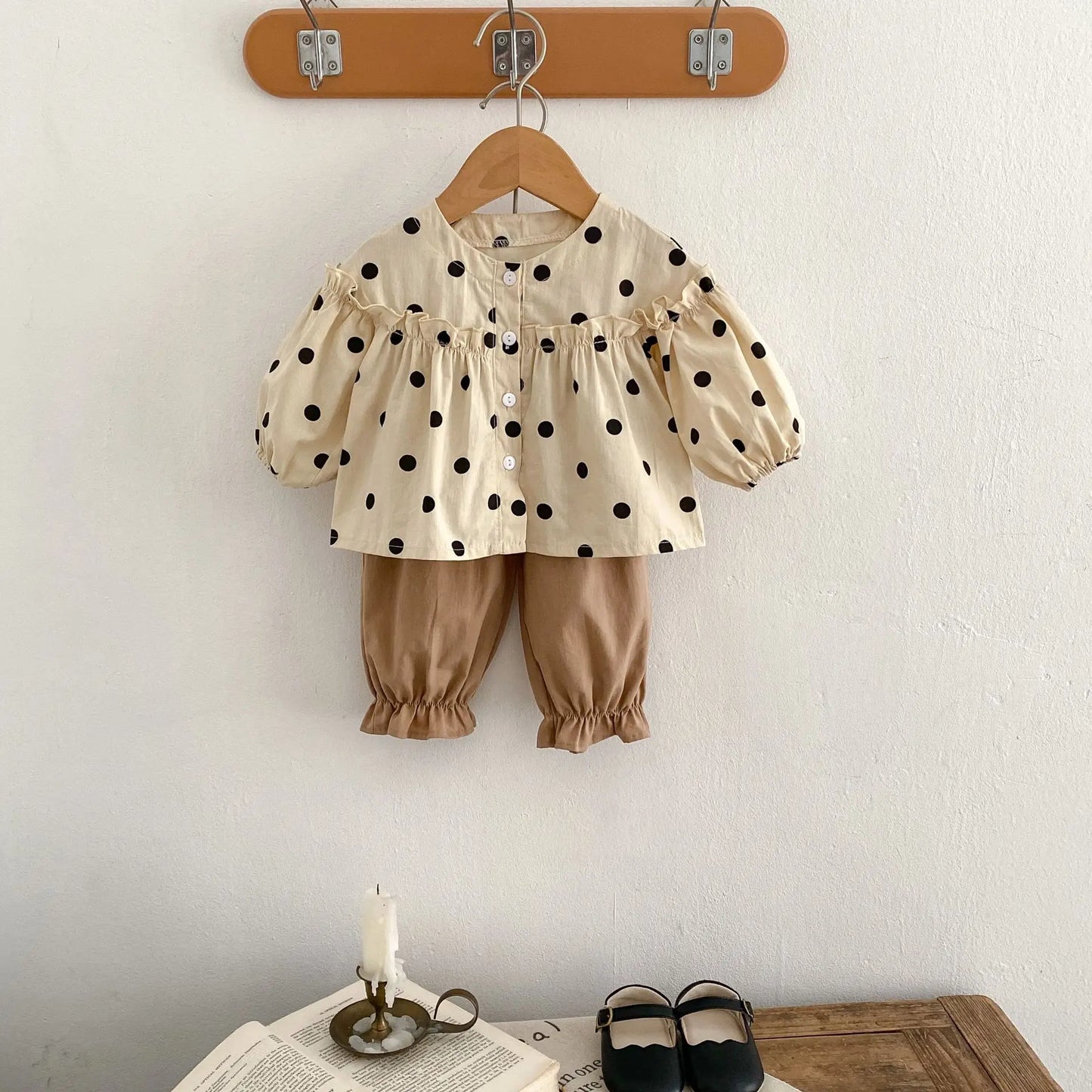Polka Dot Blouse and Pants