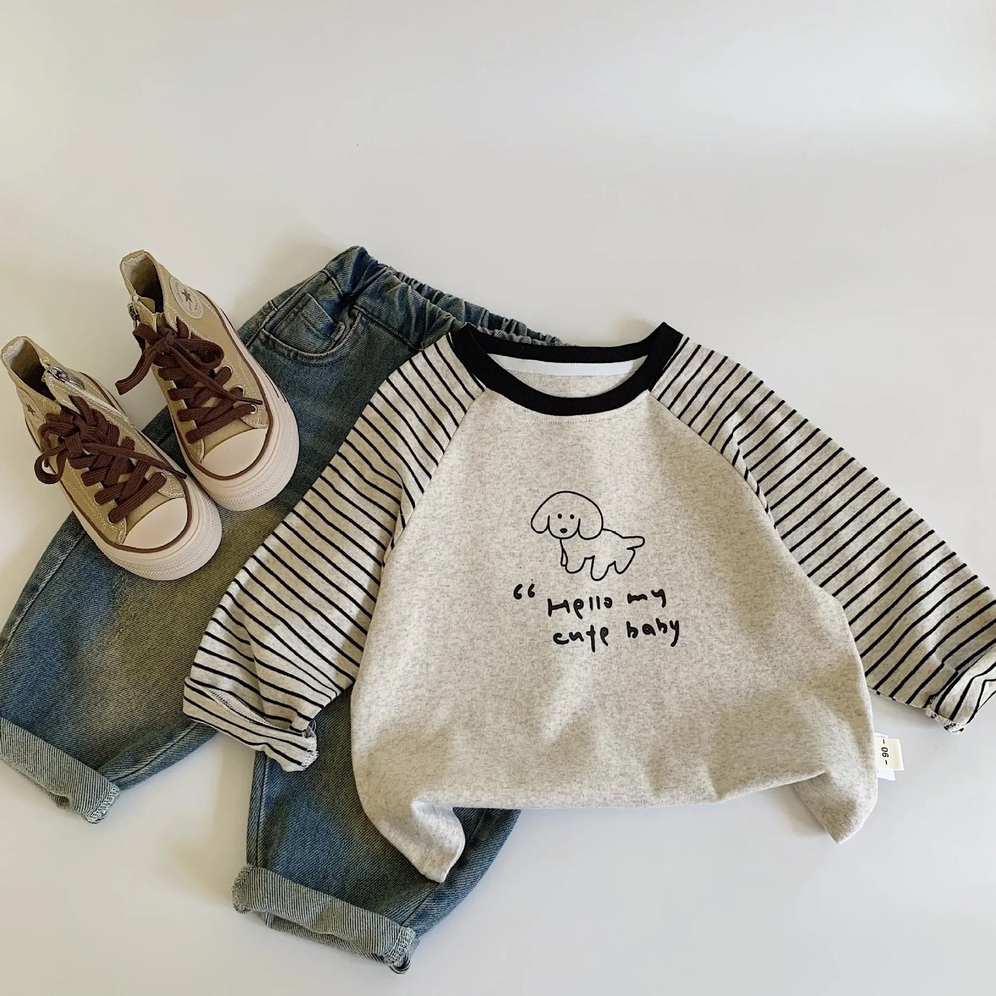 Boys Dog Cartoon Shirt