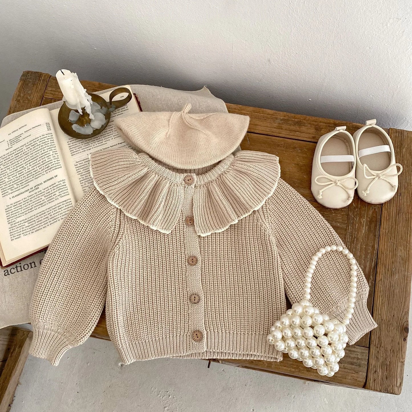 Oversized Versatile Big Collar Cardigan