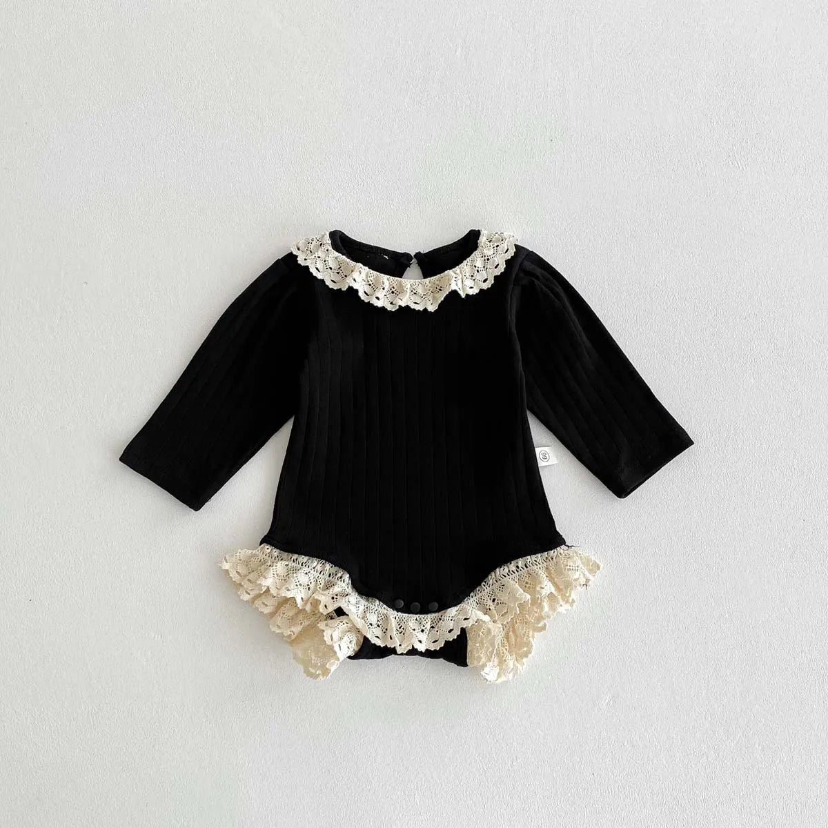 Hollow Laced Knit Bodysuit