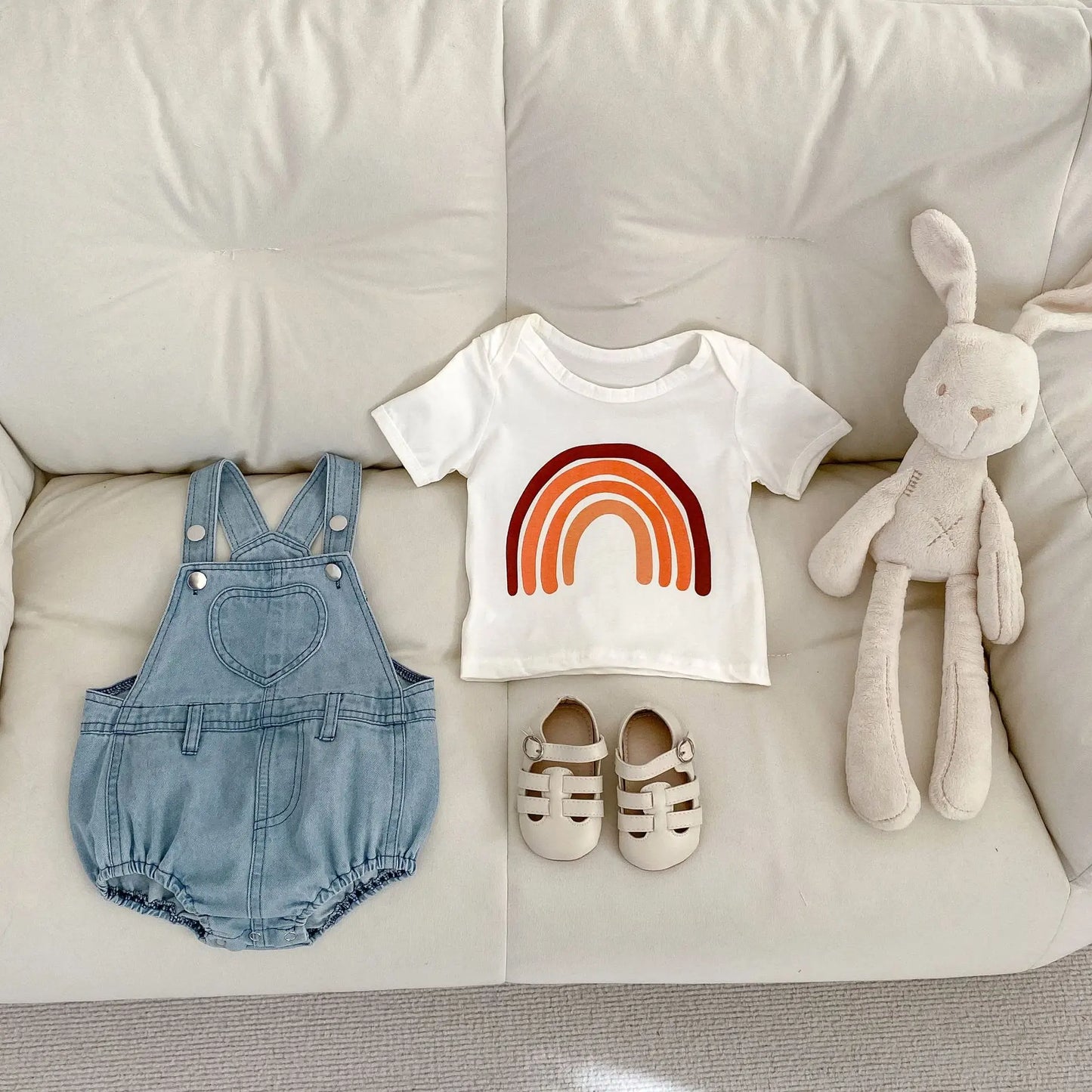 Cowboy Strap Romper