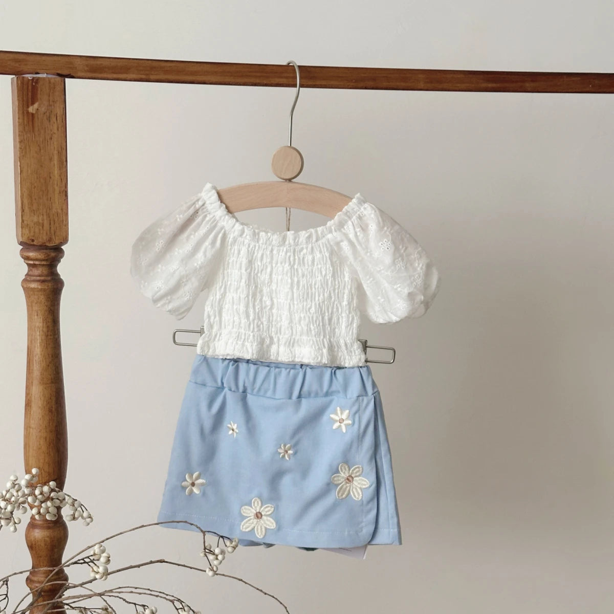 Embroidery Floral Set