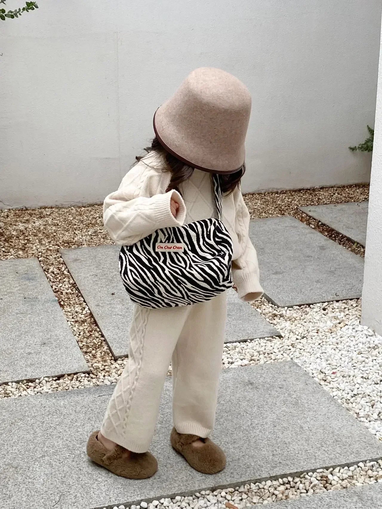 Girls Twisted Knit Set