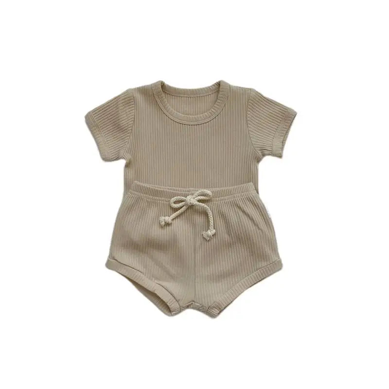 Ribbed Striped Set