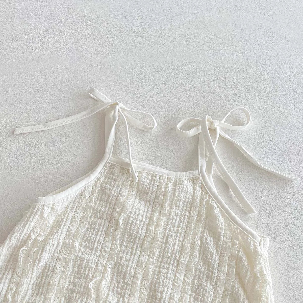 Lace Bow-tie Romper