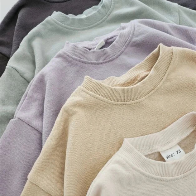 Pastel Oversized Sweatshirt Romper