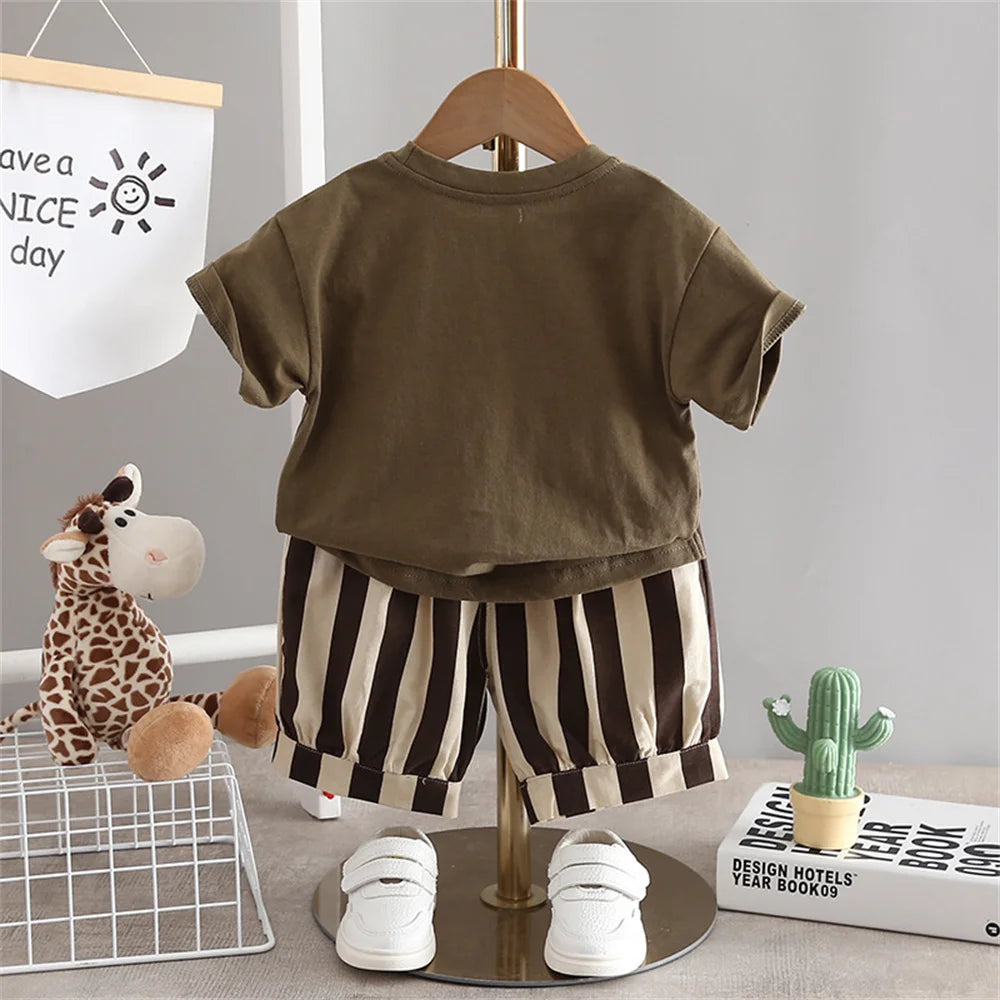 Casual Stripped Set
