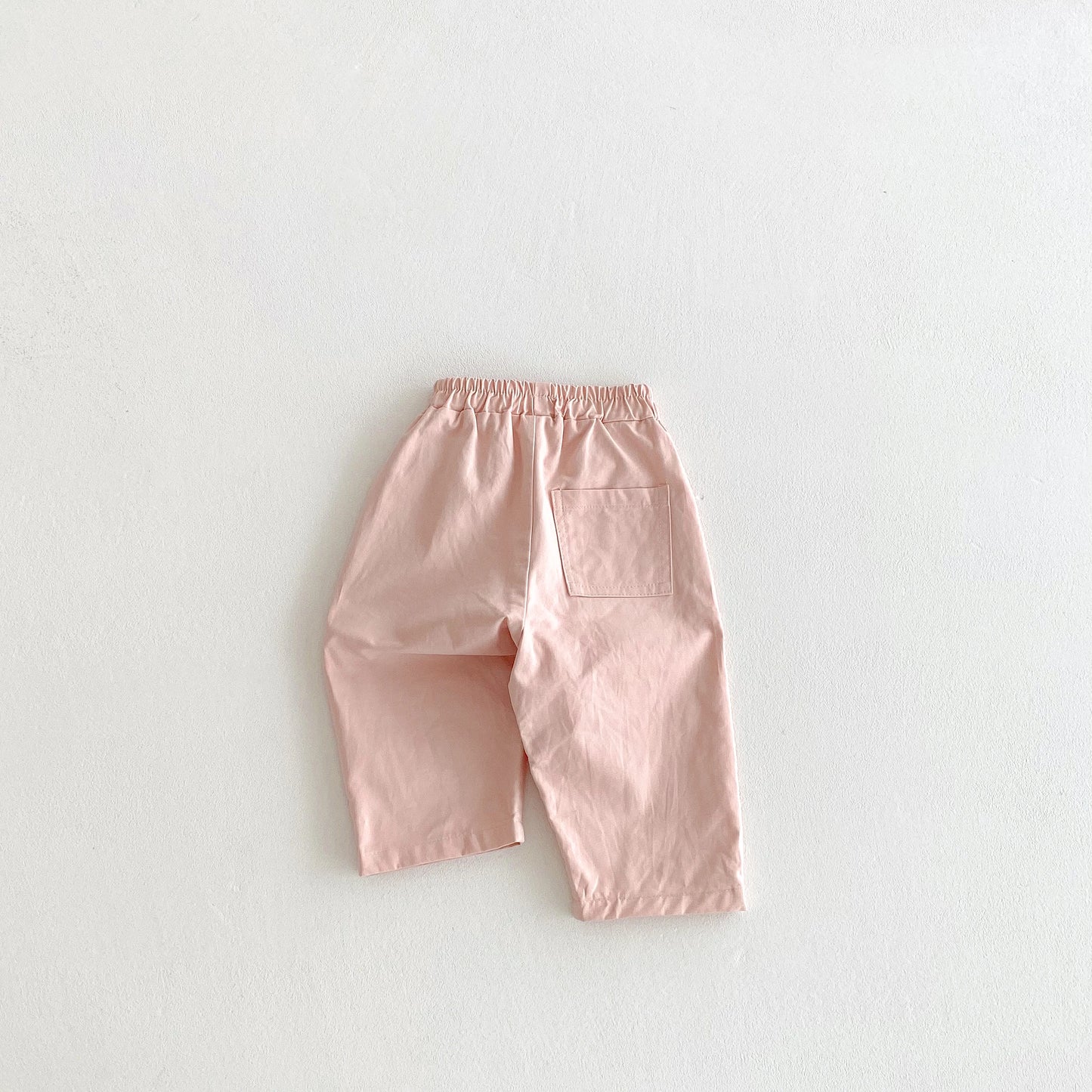 Bold Elastic Waist Pocket Pants