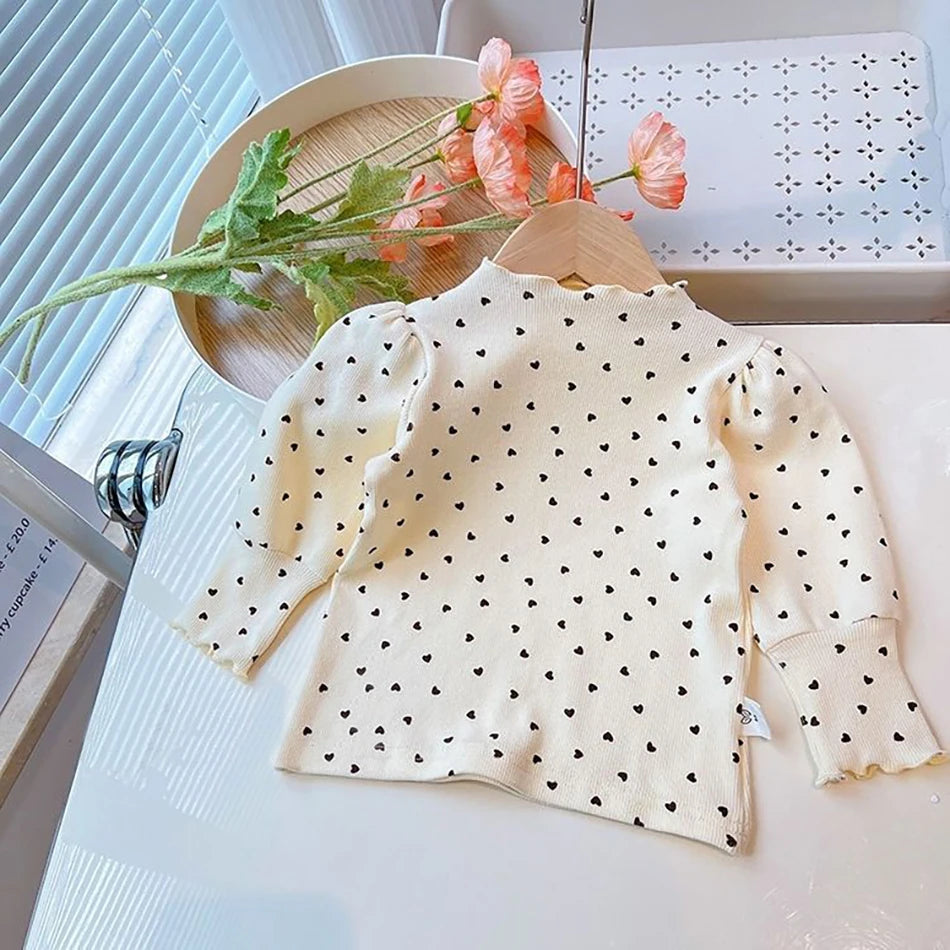 Girls Heart Design Shirt