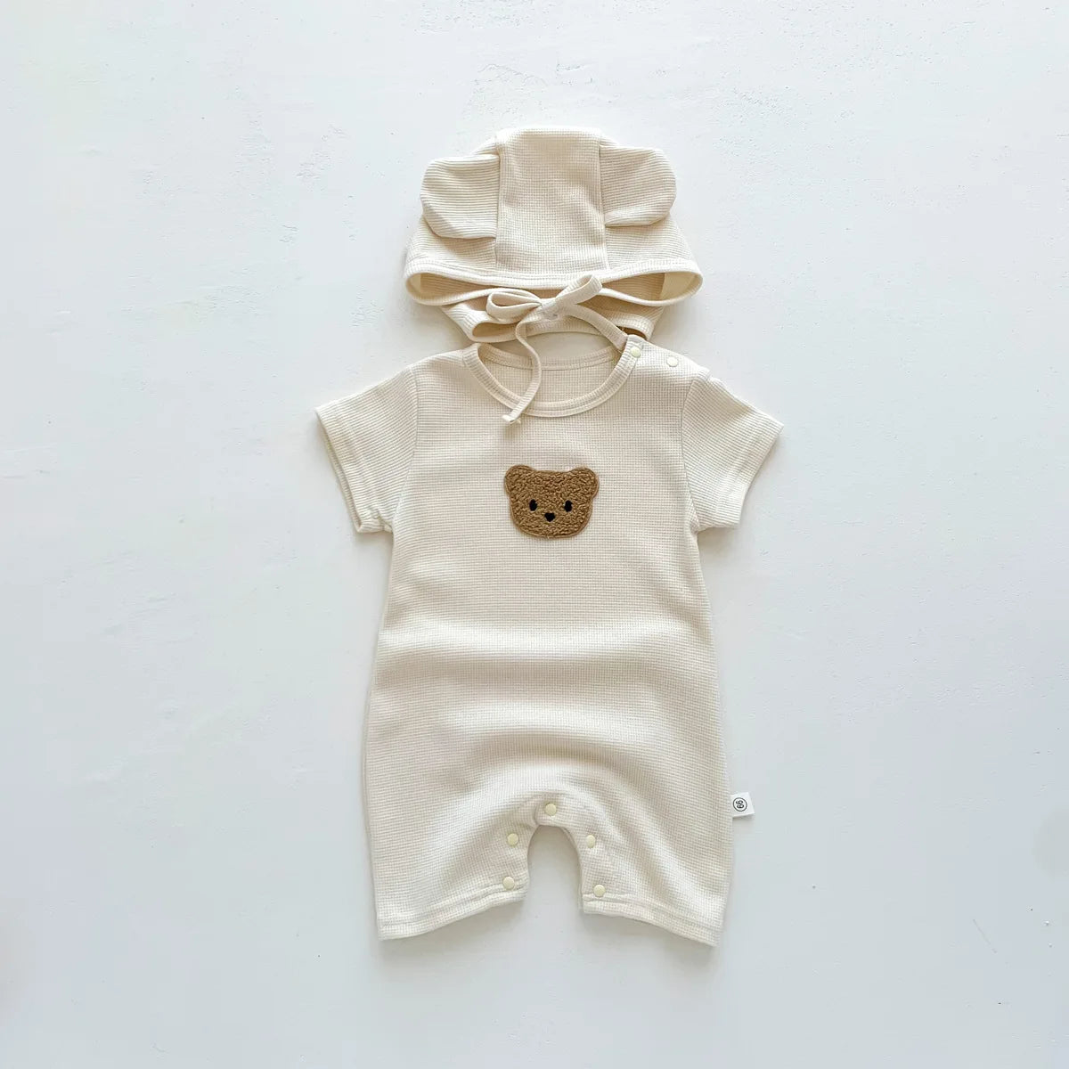 Boys Waffle Patch Bear Set