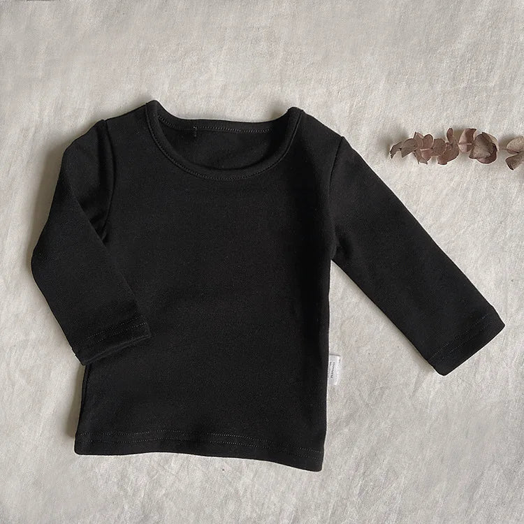 Solid Colour Thick Shirt