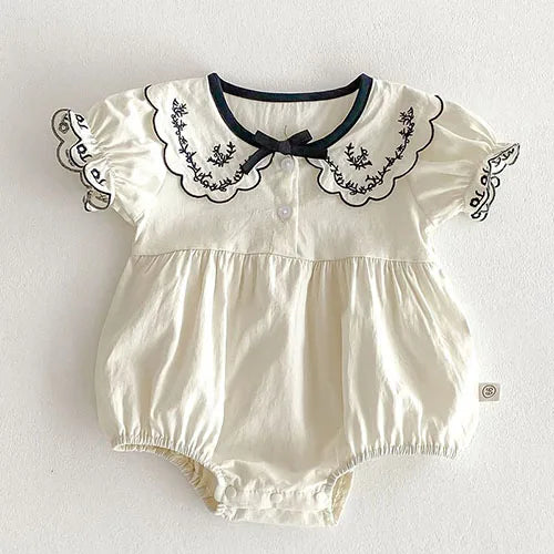 Sleeveless Lace Splicing Romper