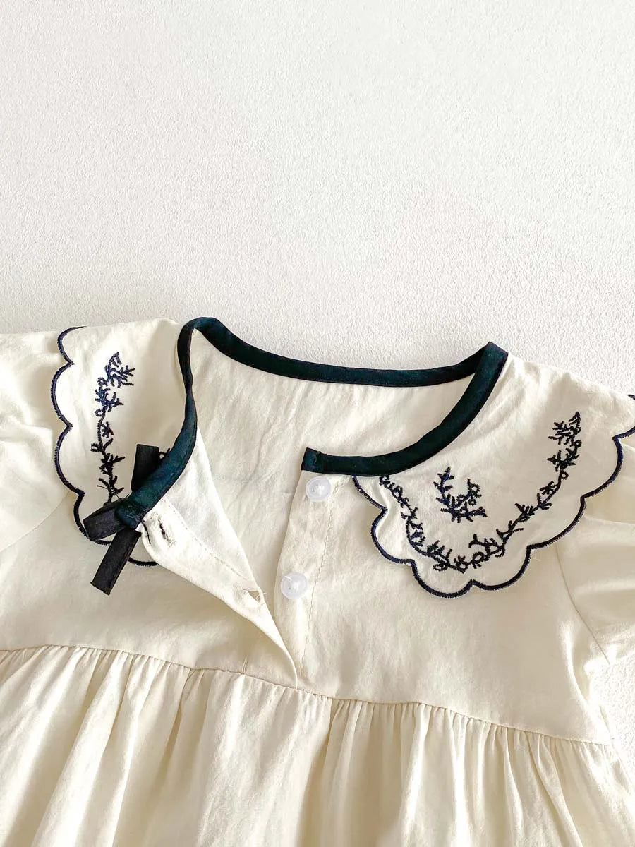 Black Bow Short Sleeve Sweet Romper