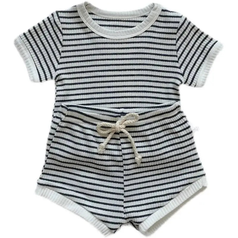 Ribbed Striped Set