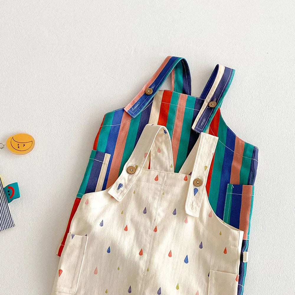 Striped Colourful Overalls