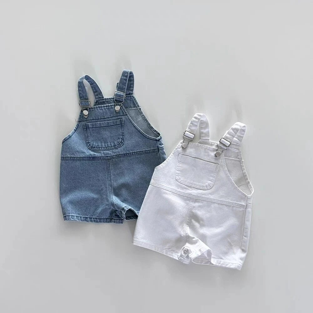 Denim Clip Overalls