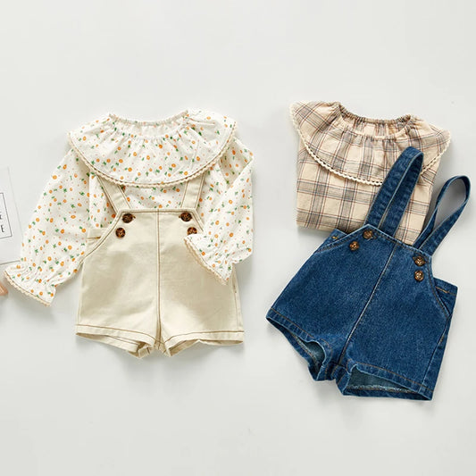 Denim Cowboy Romper